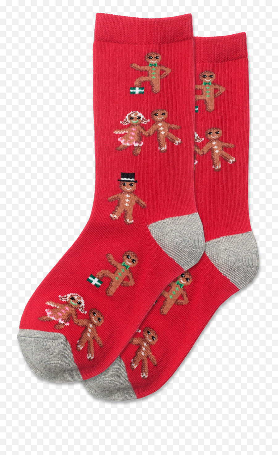 Gingerbread Cookies Crew Socks - For Teen Emoji,Emoji Socks Wholesale