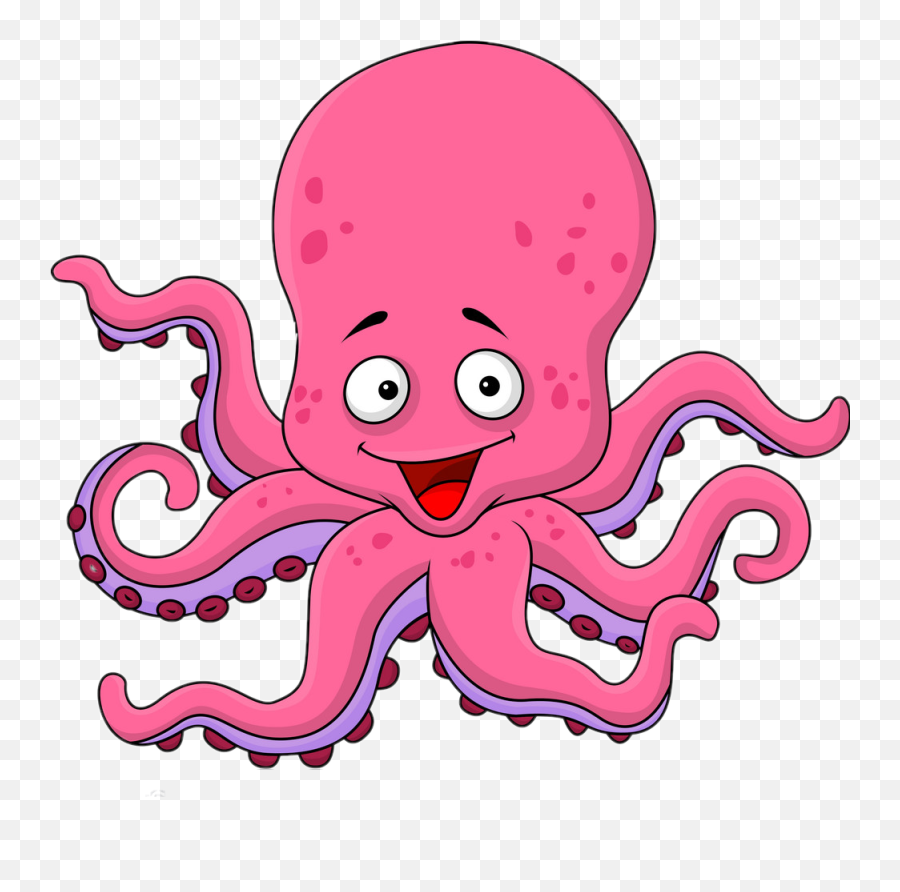 Scoctopus Octopus Cute Pink Sticker By Tranggtrangg - Octopus Cartoons Emoji,Giant Smile Emoji