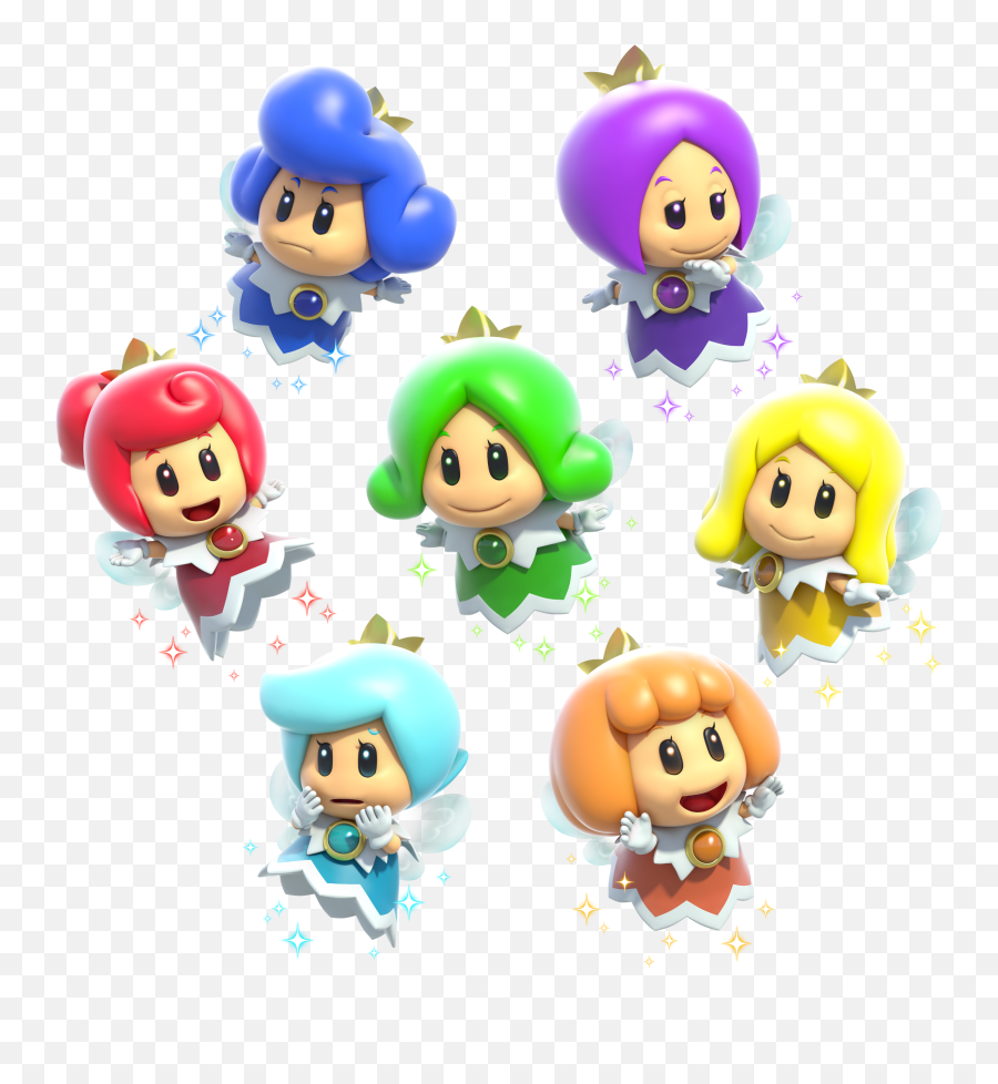 The Potential Personalities Of The Sprixie Princesses - Super Wario 3d World 7 Emoji,Mario Emotions