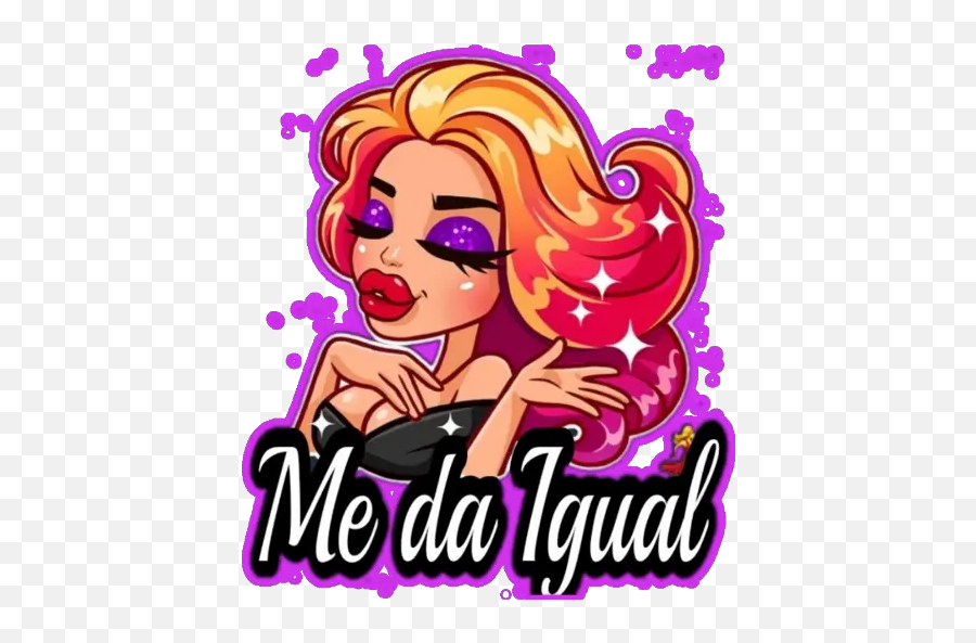 Glamour Puss Stickers For Whatsapp - For Women Emoji,Glamour Emoji