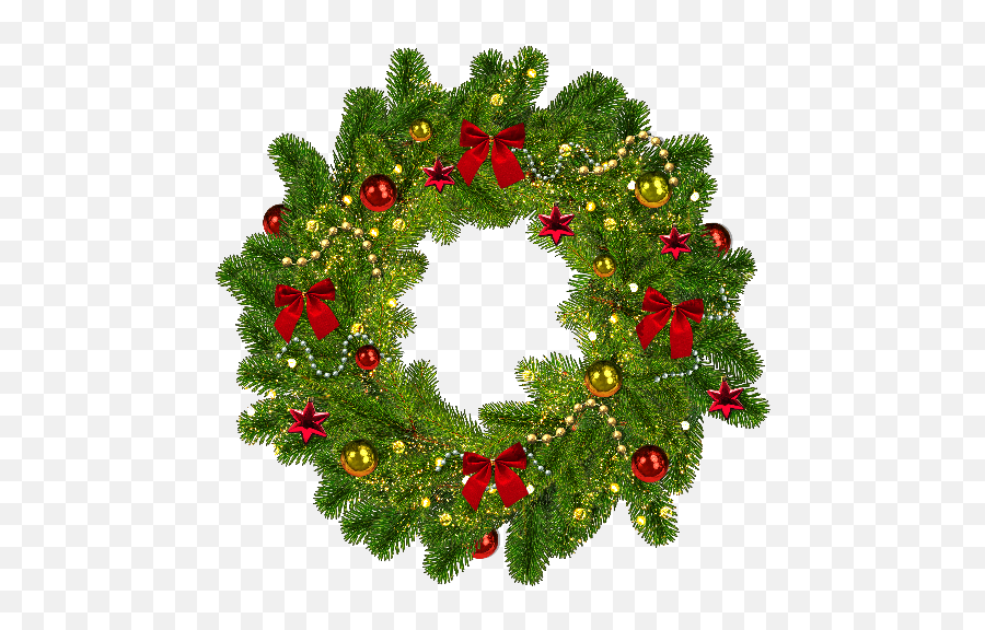 Christmas Wreath Image Free - Christmas Wreath Emoji,Holiday Wreath Emoji