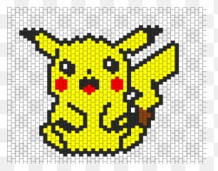 Search Results Pikachu Bead Patterns Kandi Patterns - Brick Stitch Pikachu Pattern Emoji,Pikachu Face Emoji