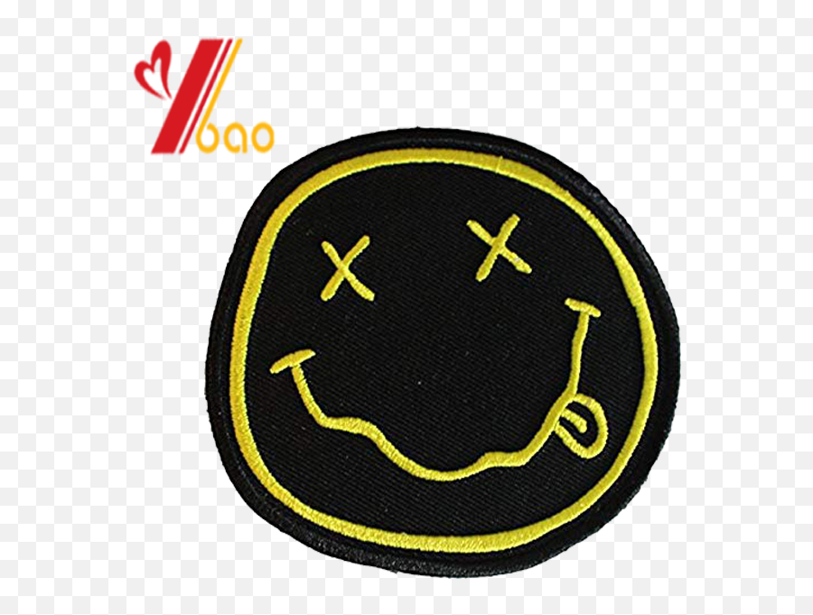 Custom Application Nirvana Smiley Patch - Buy Embroidery Patchpatchesembroidery Product On Alibabacom Nirvana Smiley Patch Emoji,Clothing Hanger Emoticon