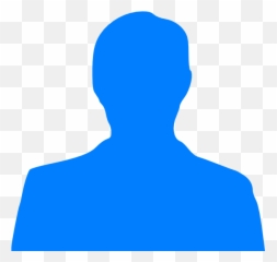 Blue Man Silhouette Drawing Free Image Download - Face Silhouette Blue Emoji,Blank Faces To Draw In Emotions