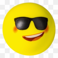 Gummiball Ø 4 Cm Happy Brunnen - Wide Grin Emoji,Ø= Emoticon