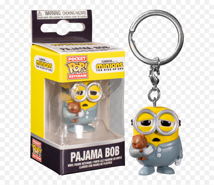 Pajama Bob Funko Pop New Toy Keychain Minions 2 Vinyl - Nightmare Before Christmas Funko Pocket Keyhcain Emoji,Emoticon Veloz