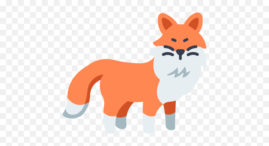 Fox Animal Wild Nature Wildlife Cute Tail Free Icon Of Emoji,Lizard Japanese Emoticon