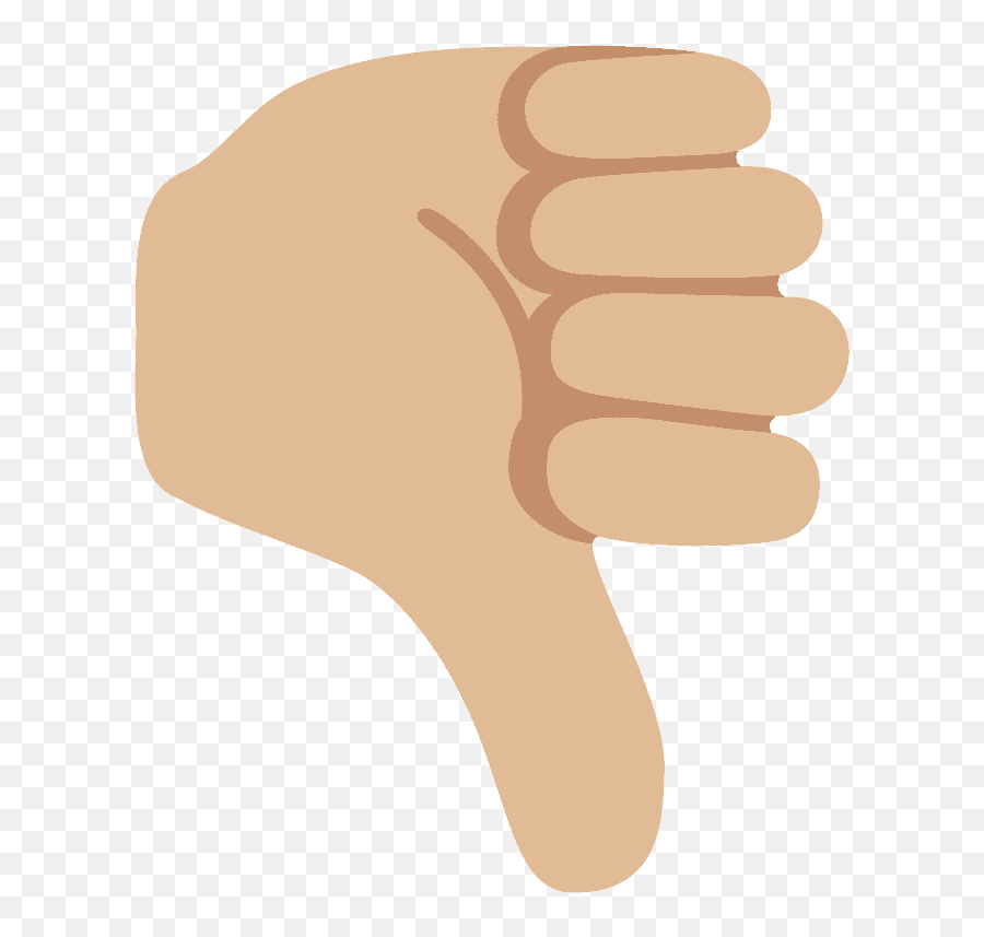 Thumbs Down Emoji Clipart - Transparent Background Thumbs Down Clipart,Brown Thumbs Down Emoji For Android
