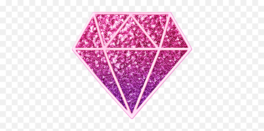 Gitter Sticker - Glitter Pink Diamond Clipart Emoji,Gitter How To Type Emojis