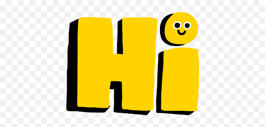 Emoji Hi Sticker - Animated Gif Hey Gif,Hi 5 The Emoji