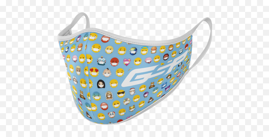 Gsp Dual Layer Mask With Filter Pocket - Stylish Emoji,Basket Emoji Png