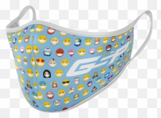 Gsp Dual Layer Mask With Filter Pocket - Stylish Emoji,Basket Emoji Png