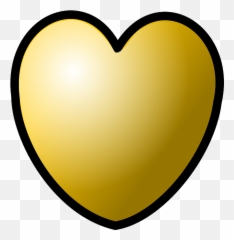 Heart Gold Valentine - Free Vector Graphic On Pixabay Emoji,Emotion Dvd Player