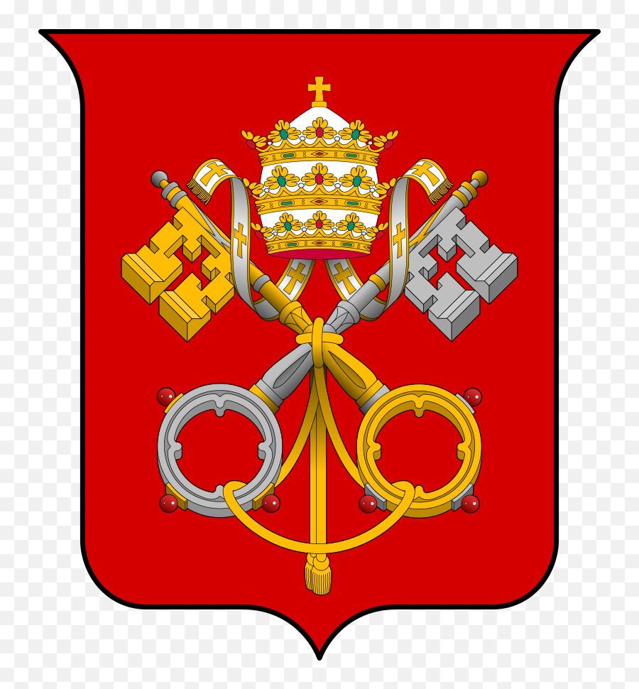 The Esoteric Meaning Of The Cross Keys - Master Mind Content Coat Of Arms Holy See Emoji,Emotion Symbols