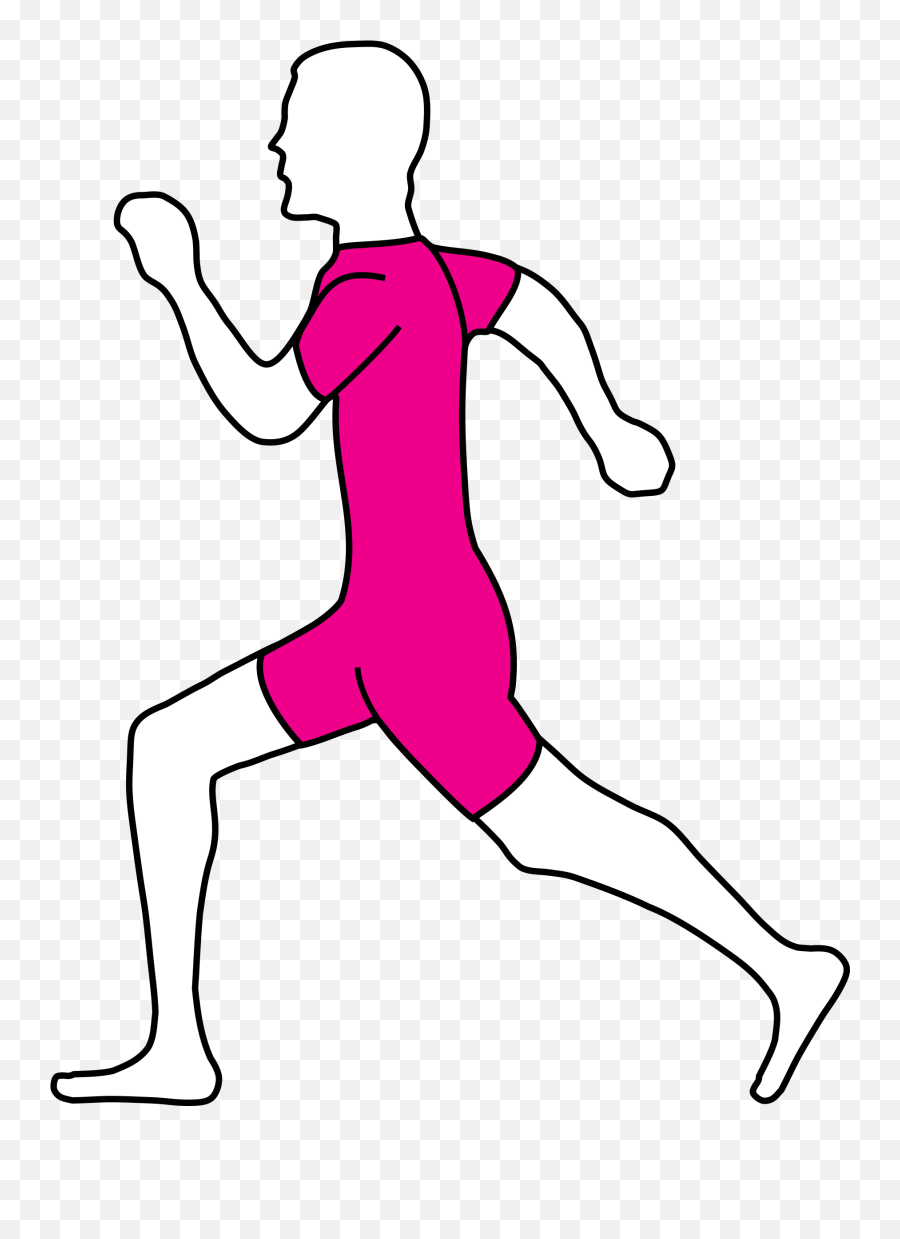 Clipart - Machovka Jogging Draw A Running Man Png Draw A Jogging Person Emoji,Emoji Joggers Mens