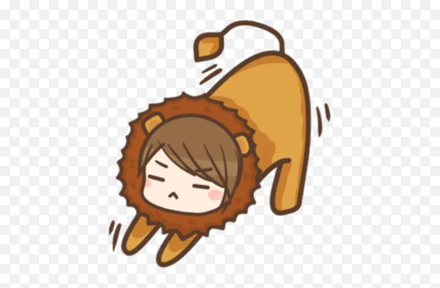 Reiley Is A Lion By Line Creator Reiley - Sticker Maker For Emoji,Wechat Emoji Gudetama