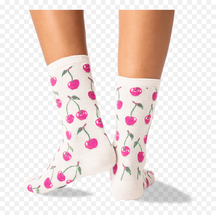 Womenu0027s Cherries Crew Socks U2013 Hotsox Emoji,What Does Cherries Emoji Mean