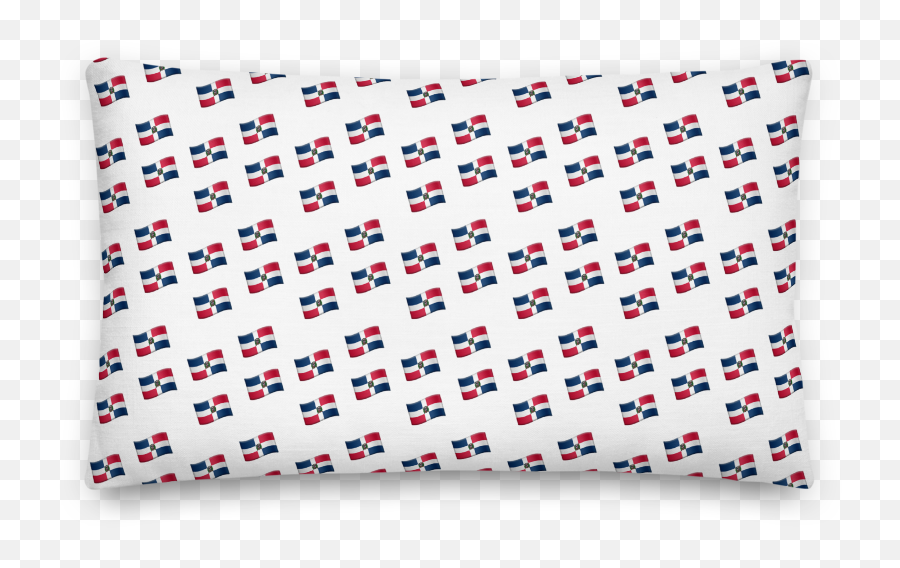 All - Over Emoji República Dominicana Flag Premium Pillow Nicola Roberts 2012,Emoji 91