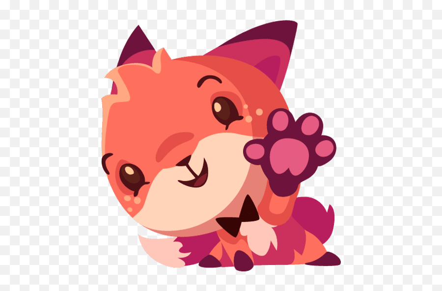 Sticker Foxy - Sticker Foxy Emoji,Foxy Emoji