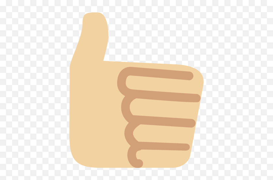 Thumbs Up Medium - Light Skin Tone Emoji Discord Thumbs Up,Thumb Up Emoji