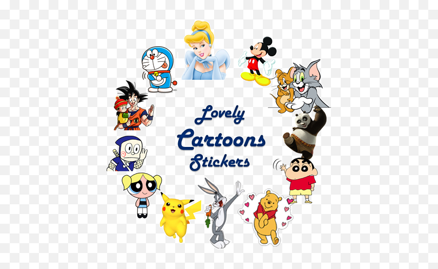 Lovely Cartoon Stickers Apk Download For Windows - Latest Masti Time Emoji,Dragon Ball Z Emoji Android