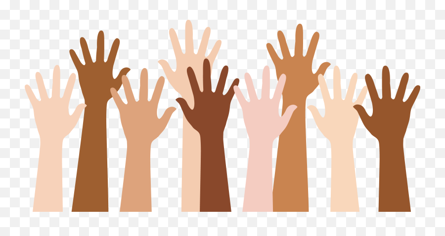 Hands Raise Hand Clipart Kid - Diversity Ethnicity Emoji,Raise Hands Emoji