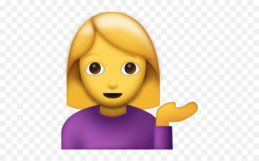 Helping Woman Emoji Free Download - Girl With Hand Emoji,Girl Emoji