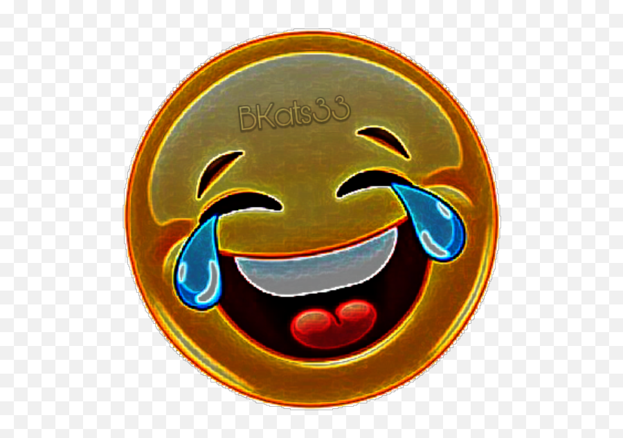Bkats33 Emoji Laughing Lol Sticker - Happy,Lmao Emoji