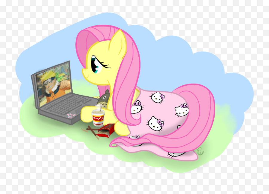 Fluttershy Pinkie Pie Twilight Sparkle Pink Mammal - Naruto Fluttershy And Hello Kitty Emoji,Weeaboo Emojis