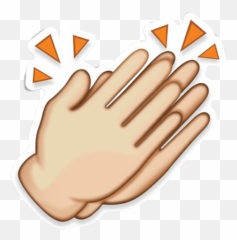 Clapping Hands Background Png - Clapping Hands No Background Emoji,Clapping Hands Emoji