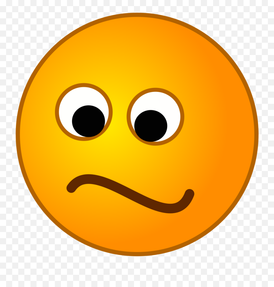 Confused Emoticon - Smiley Face Sad And Angry Emoji,Dunno Emoticon