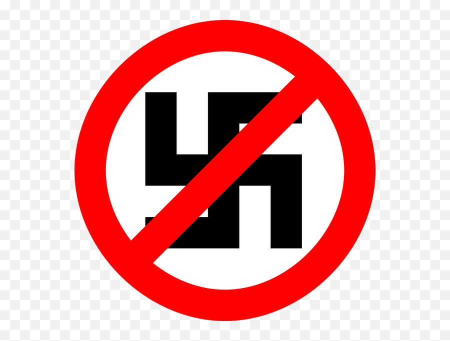 Anti Nazi Symbol Clipart - Crossed Swastika Emoji,Hitler Emoticons