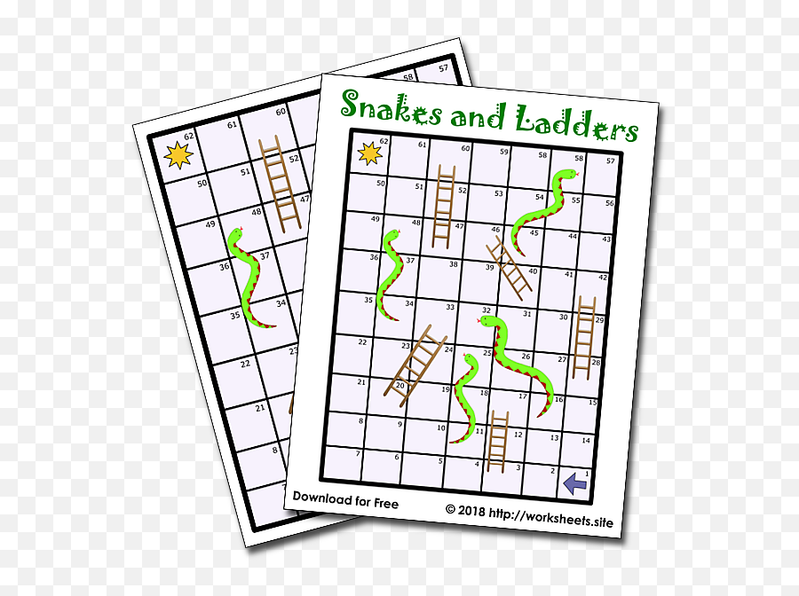 Free Printable Snakes And Ladders One Page Printable Games - Dot Emoji,Do Snakes Show Emotion