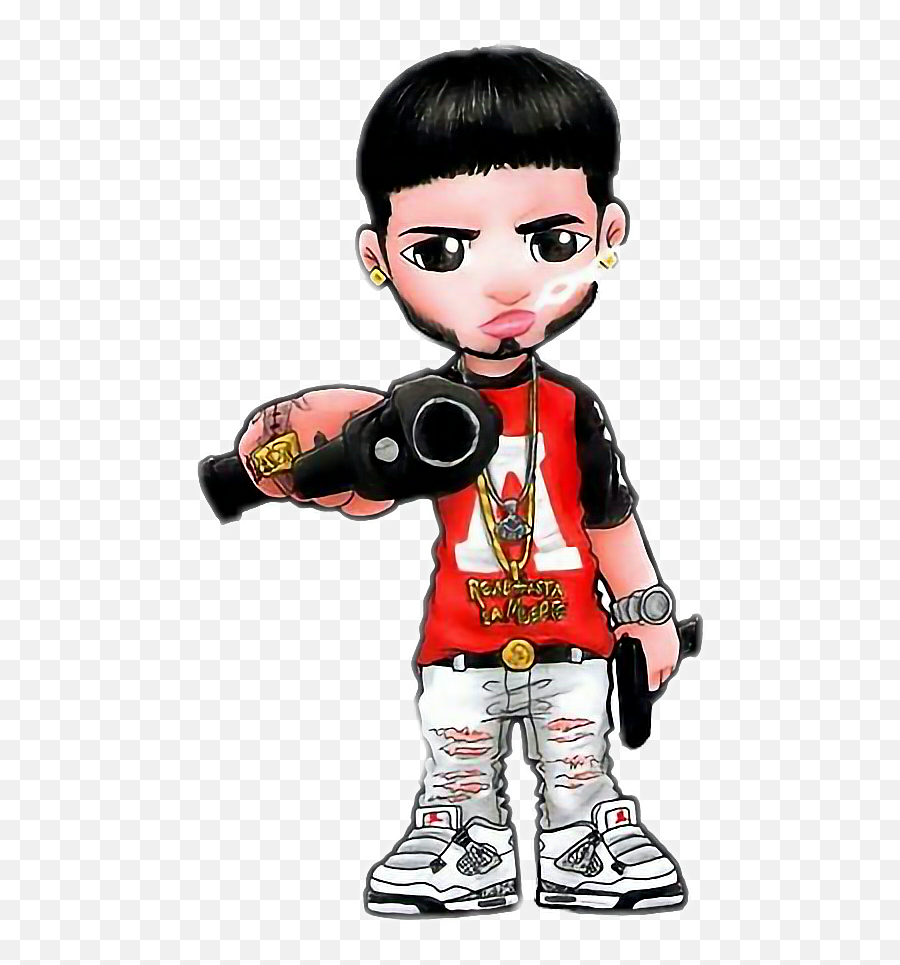 Anuel Caricatura Freeanuel Sticker - Caricatura Imagenes De Anuel Emoji,Anuel Aa Emoji