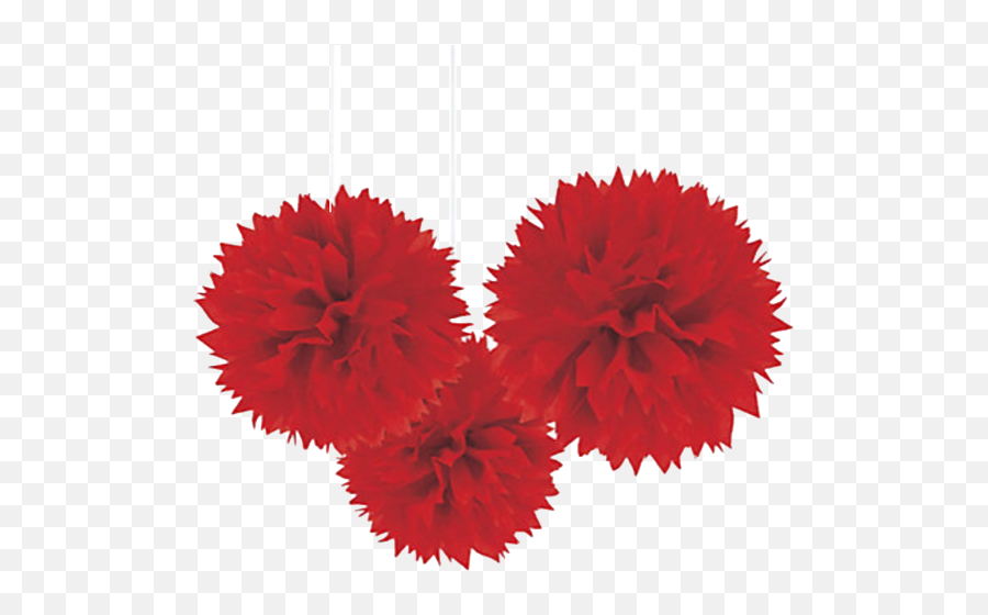 Red Fluffy Pom Pom Decorations 3pk - Pom Pom Decoration Black Emoji,Pompom Emoji Red Fluffy Pom Pom Decorations 3pk - Pom Pom Decoration Black Emoji,Pompom Emoji