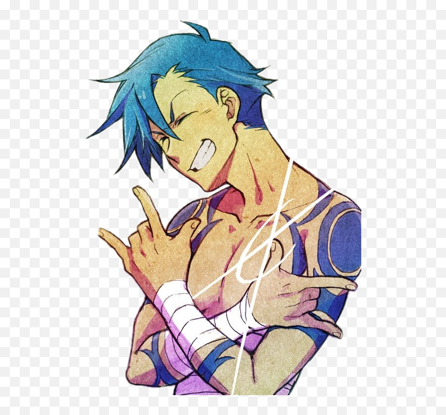 Gurrenlagann Kamina Sticker - Mano Kamina Emoji,Kamina Emoji