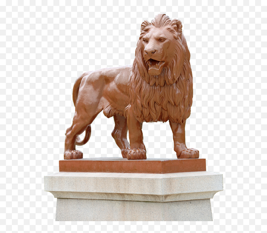 Free Photo Sculpture King Lion Lion - Statue Emoji,Lion King Emotions