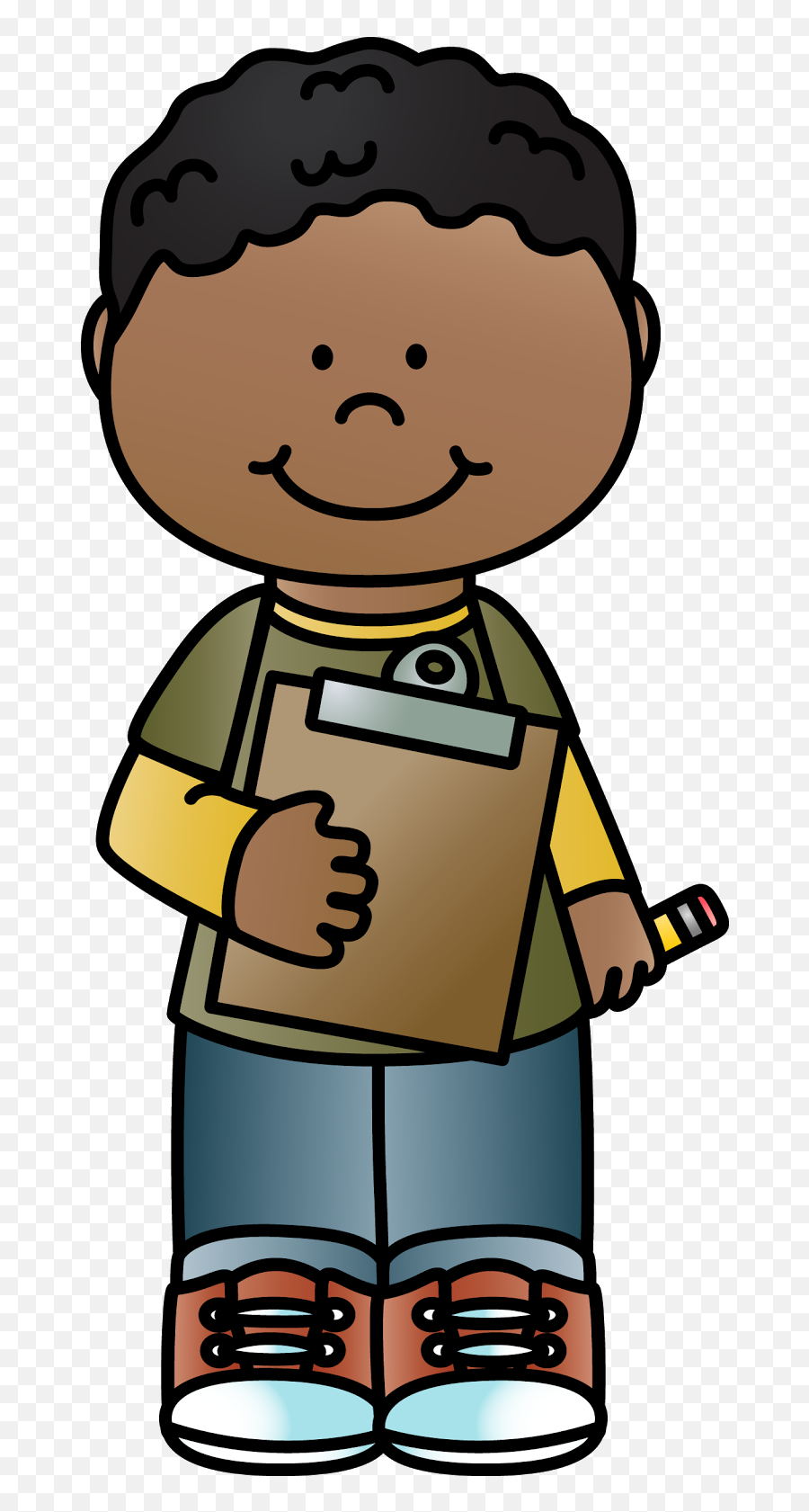 Math - Brown Child Clip Art Emoji,Autism Emotion Matching Activity Cartoon Black Boy