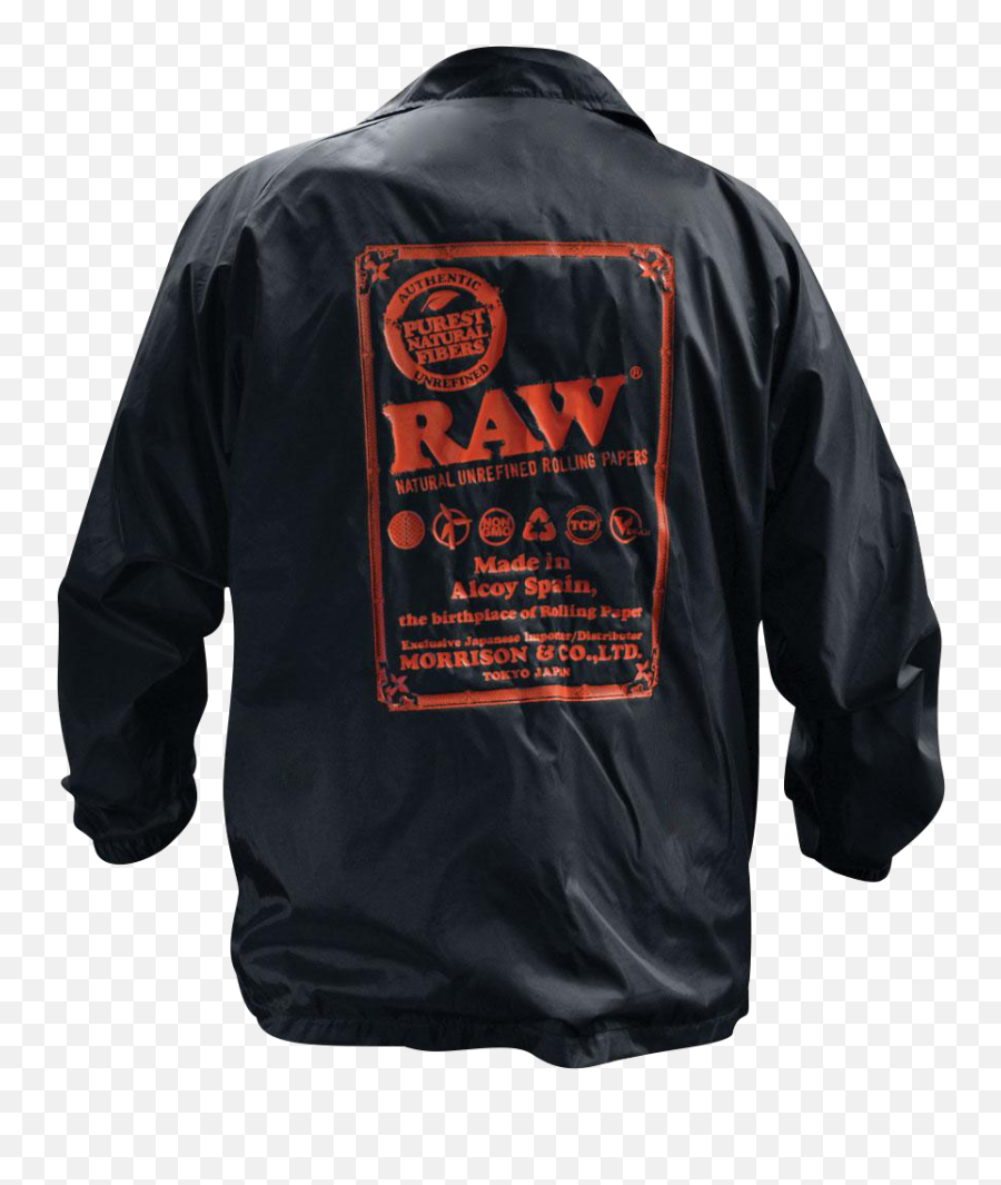 Raw Coach Snap Button Jacket - Black Emoji,Crossed Arms Emoji With Black Hair