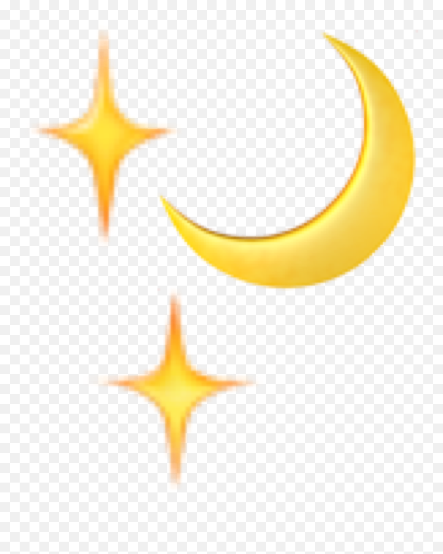 Stars Moon Emoji Sticker By Emxjicreatxr - Event,Moon Emoji
