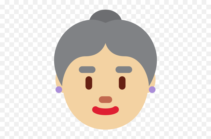 Older Woman Tone Emoji - Emoji,Download Woman Emoji