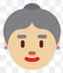 Older Woman Tone Emoji - Emoji,Download Woman Emoji