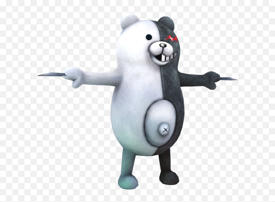 Killing - Danganronpa Monokuma 3d Model Emoji,Monokuma Emoticon Text