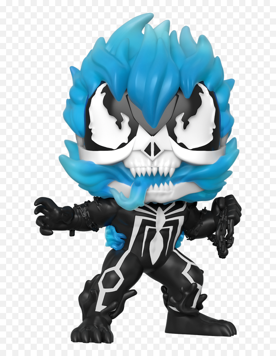 Bobbleheads Nodders Funko Blue Venomized Ghost Rider Size M - Funko Pop Venomized Ghost Rider Blue Emoji,Bff Necklaces Emoji For 2 In Walmart