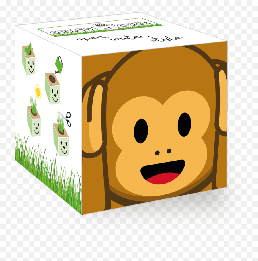Monkey Ears - Happy Emoji,Box With An X Emoji