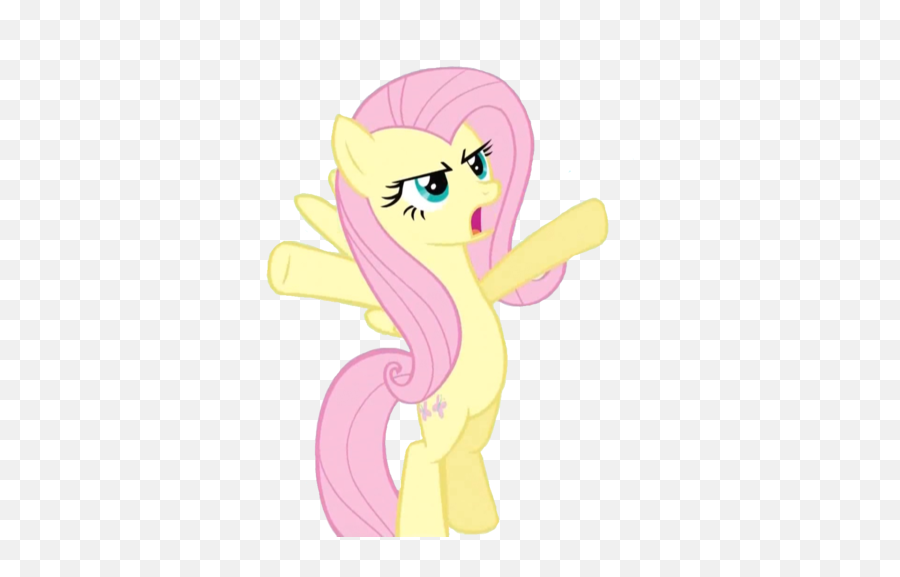 Fluttershy Vector - Mythical Creature Emoji,Deviantart Pony Emojis