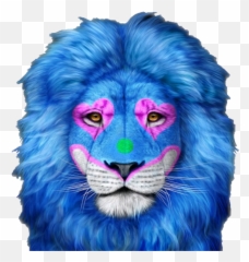 Lion Face Lionface Sticker Emoji,Lion Face Emoji