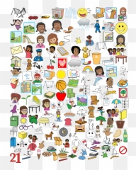 At School - Dot Emoji,Esl Word And Picture For Emotions
