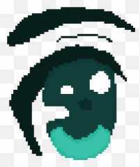 Anime Eye - Goron Mask Mask Pixel Art Emoji,Eyepatch Emoticon