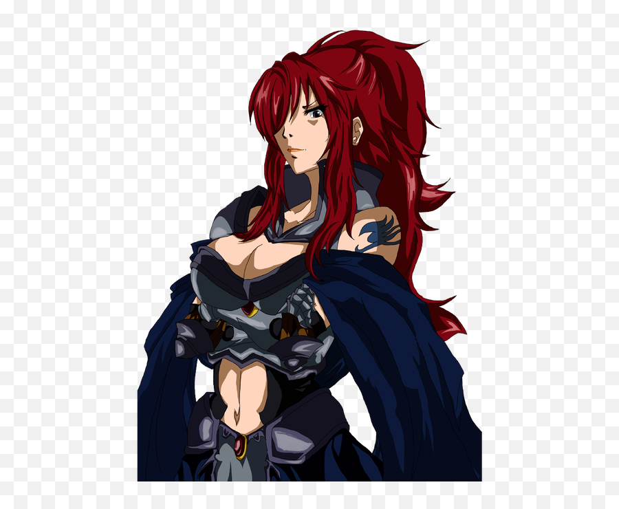 Download Fairy Tail Erza Scarlet Render - Fairy Tail Old Erza Emoji,Fairy Tail Erza Chibi Emoticon
